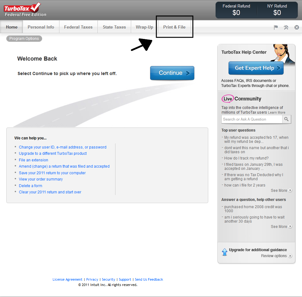 Blog TurboTax Online How to Print your Tax Return
