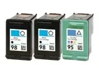 HP Photosmart D5065 3-pack 2 black 98, 1 color 95
