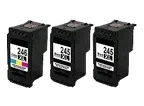 Canon 245 and 246 3-pack 2 black 245XL, 1 color 246XL