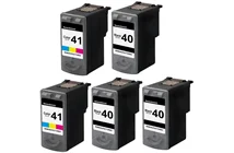 Canon PG-40 and CL-41 5-pack 3 black 40, 2 color 41