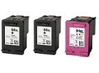 HP ENVY Inspire 7958e 3-pack 2 black 64XL, 1 color 64XL