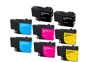 Brother MFC-J6545DW 8-pack 2 black LC-3037, 2 cyan LC-3037, 2 magenta LC-3037, 2 yellow LC-3037