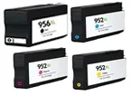 HP OfficeJet Pro 8735 high yield 4-pack 1 black 956XL, 1 cyan 952XL, 1 magenta 952XL, 1 yellow 952XL