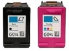 HP Photosmart D110b 2-pack 1 black 60xl, 1 color 60xl