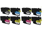 Brother MFC-J805DW 8-pack 2 black LC-3033, 2 cyan LC-3033, 2 magenta LC-3033, 2 yellow LC-3033